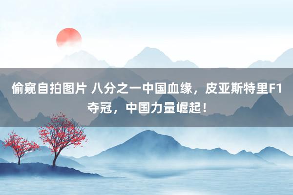 偷窥自拍图片 八分之一中国血缘，皮亚斯特里F1夺冠，中国力量崛起！