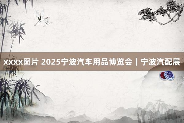 xxxx图片 2025宁波汽车用品博览会｜宁波汽配展